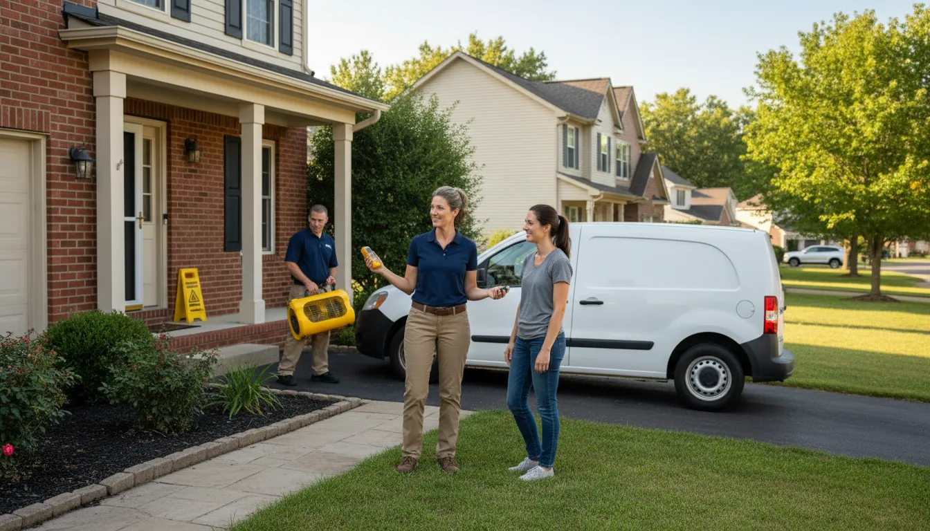 Water restoration image for Mold Remediation in Bend, TX